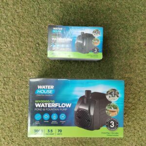 Water House Pump 620L (1.5M) or Pump 3000L (10M)